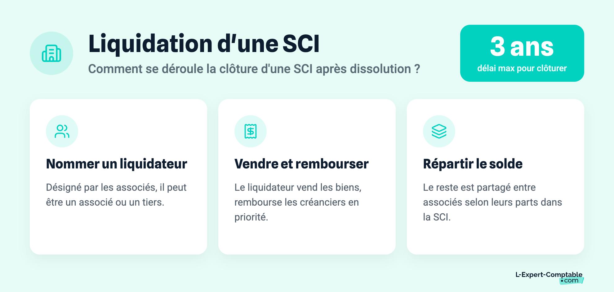Liquidation d'une SCI